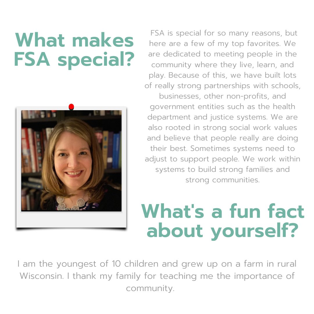 FSAElgin's tweet photo. We ❤️ our staff!
On this week’s #StaffSpotlightSaturday, meet Bernie May, our Executive Director FSA and fearless leader!
#fsaelgin #mentalhealth #breakthestigma #community https://t.co/z7AdC4fR7J