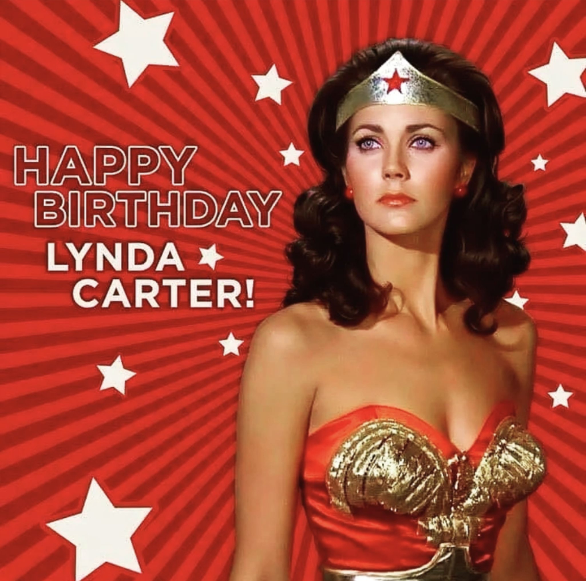 Happy *70* Birthday to the amazing Lynda Carter!    