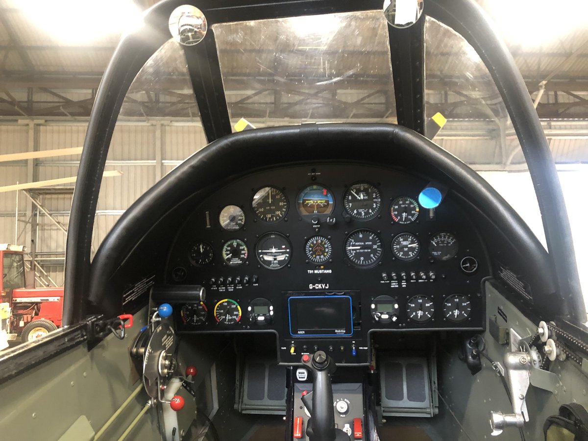 Aviatoradam's tweet photo. With a VFR return after departure not possible and all local IFR approaches below minima it's better to be on the ground and all that... Still popped into see Chris working on his T51 Mustang - first flight any day now. What a beauty!
#avgeek #t51 #mustang #laa #kitplane https://t.co/uqNqCN4Mvi