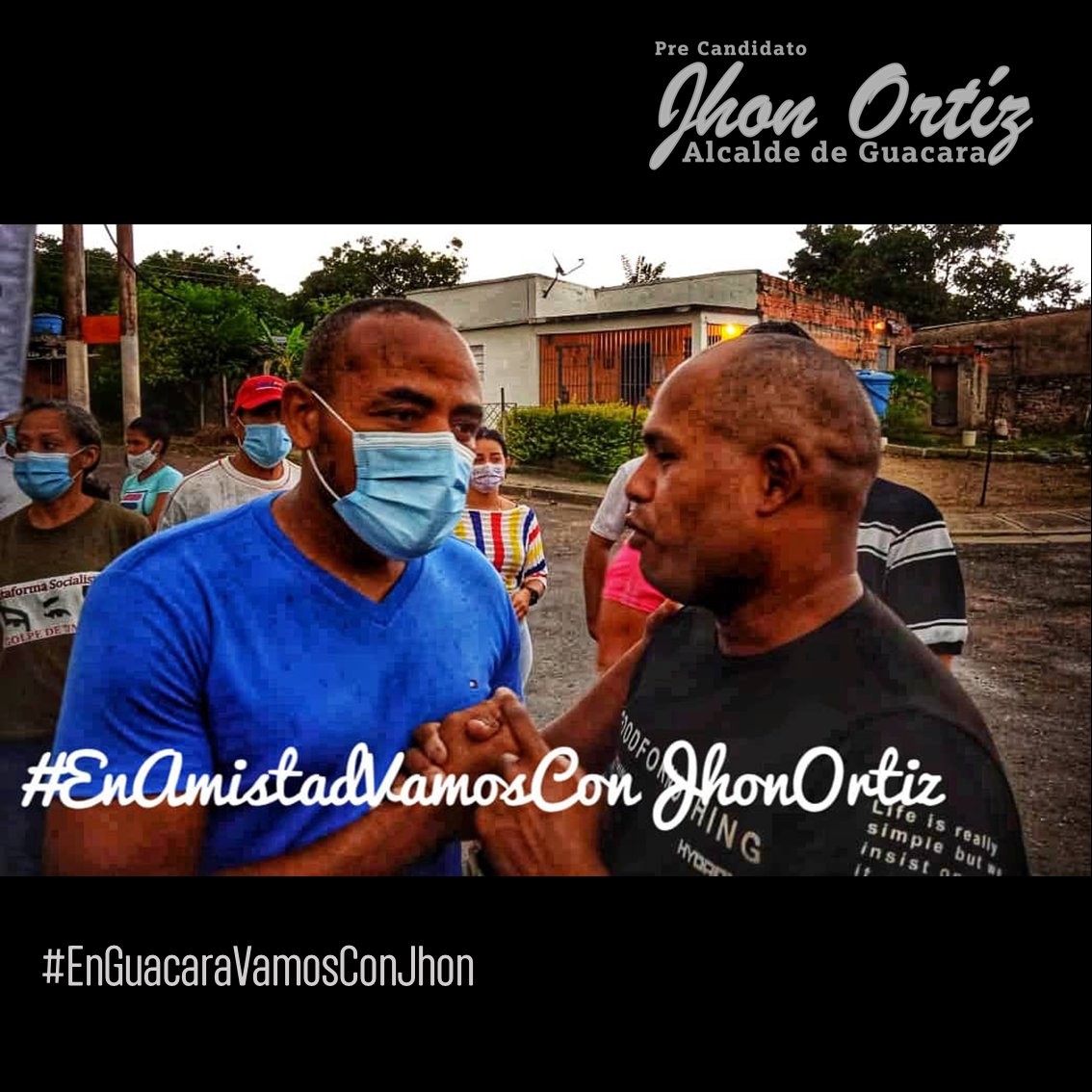 Nos fuimos a recorrer casa a casa en el Bolivariano una comunidad al norte del municipio, Gracias por sus palabras y Bendiciones! Rumbo #8Ago vamos todos con Amor, Alegría y lealtad.
#EnGuacaraVamosConJhon
#EpaGuacara
#EpaPSUV
#guacara
<a href="/DivaObrera/">DivaGuzmanLeon</a>
<a href="/PartidoPSUV/">PSUV</a> 
<a href="/NicolasMaduro/">Nicolás Maduro</a>