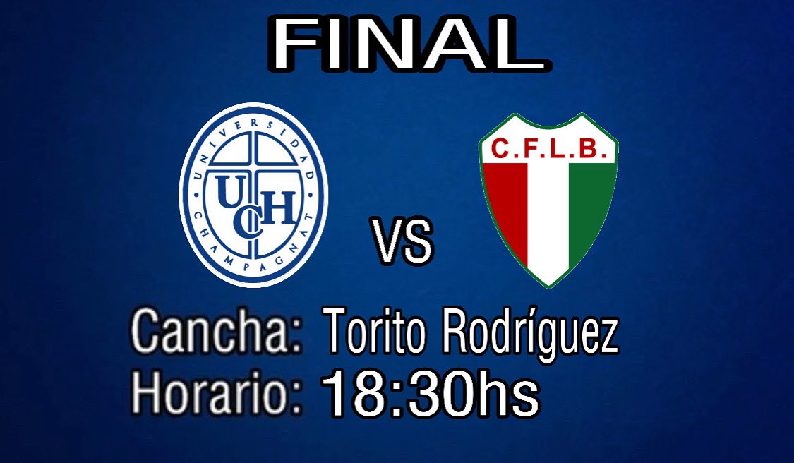 FINAL
Esta tarde desde las 18:30hs en el Torito Rodríguez disputamos la final de la Primera C frente a Beltrán.
El partido será transmito por el canal de YouTube: Fefusa Mendoza TV.
#VamosChampa