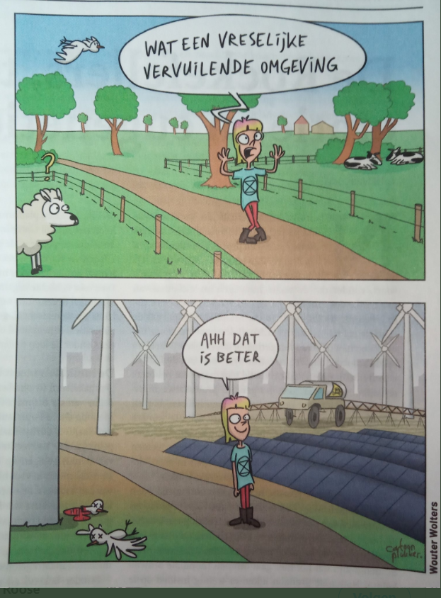 De nieuwe wereld visie van <a href="/groen/">Frans Groen</a> en minister <a href="/TinneVdS/">Tinne Van der Straeten</a> gaat er nog snel 3 fossiele gascentrales bijbouwen. Naast de windmolens en zonnepanelen.