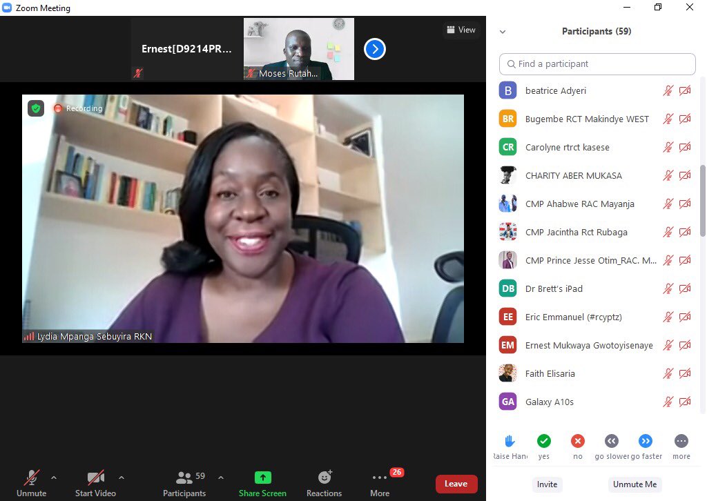 As a leader in such a time, you need to provide direction, ensure alignment and inspire commitment. The three things will help you to navigate tough times - Dr. Lydia Mpanga Sebuyira 

During <a href="/rotaractladies/">Rotaract Ladies Initiative D9214</a> presentation about #Leadership Strategies