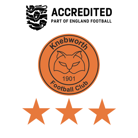 Proud to announce <a href="/KnebFC/">Knebworth FC</a> is <a href="/EnglandFootball/">England Football</a> #Accredited with THREE STARS - the highest accolade!  Only 714 ⭐⭐⭐ clubs in England out of 92,959... putting us in the top 1% of clubs in the country! Get in touch to be part of our wonderful club 🧡#Grassroots #Football #Community
