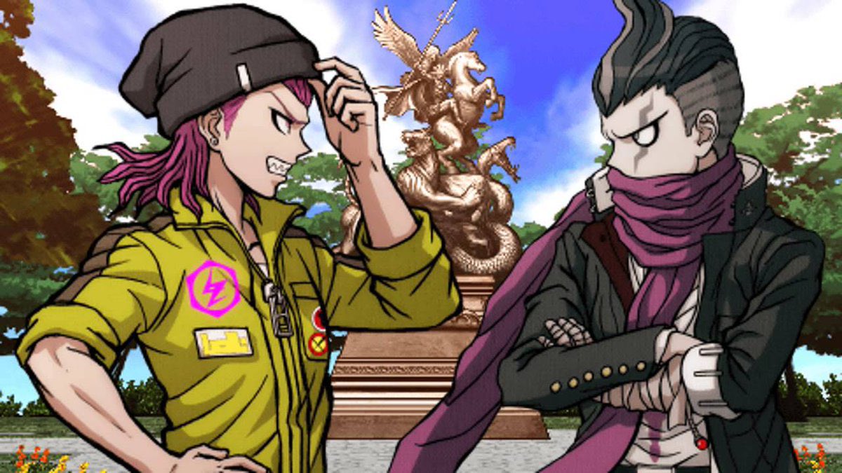 Today’s color-contrast pairing is Gundham/Kazuichi (Soudam) from Danganronp...