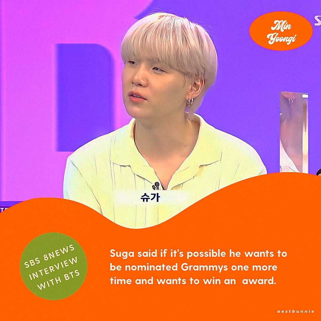 aestbunnie's tweet photo. :  BTS SAID ON SBS 8NEWS INTERVIEW (2) https://t.co/7UMjK2khG5