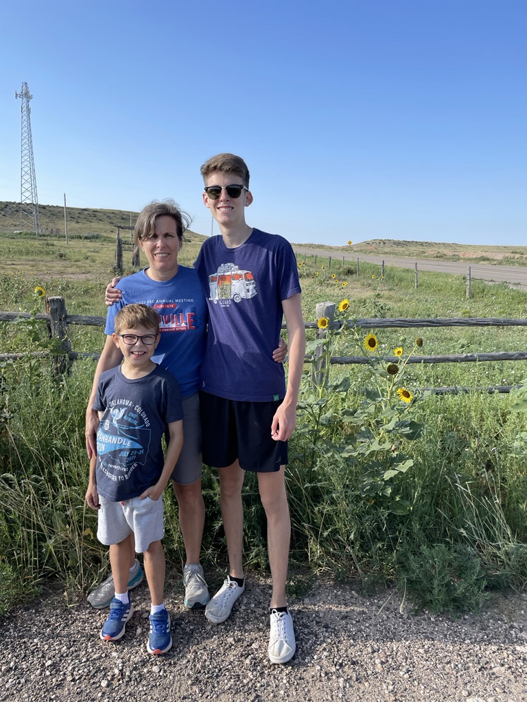 GeorgeSchroeder's tweet photo. 30 miles down. About 6 to go. 

#PanhandleRun 

Colorado is almost in sight. 

And a shout out to our terrific support team! https://t.co/oaMOX3bqbp