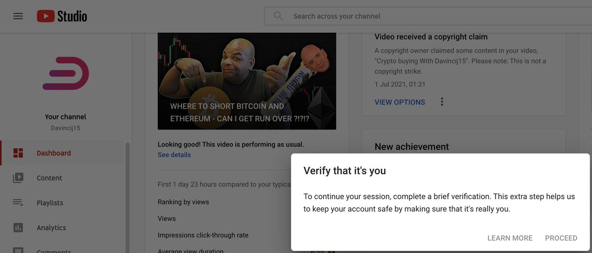 Davinci Jeremie على تويتر I Am Stuck In A Google Infante Loop Of Change Password And Verify It S You Any Help Would Be Appreciated