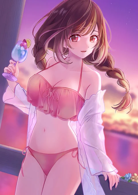 シャニマスイラスト100日投稿
(28日目)

「うち…この景色に酔ってしまいそうやけん、」

#アイドルマスターシャイニーカラーズ #シャニマス #月岡恋鐘 