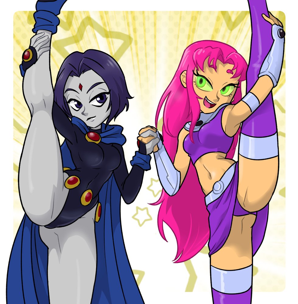 הציוצים של Raven & Starfire.