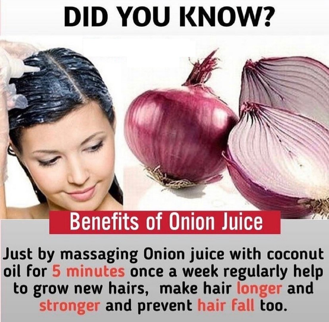 Just for your info ...

#BeautyTips
#OnionJuice
#Hair