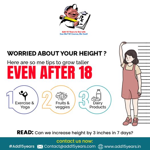 add15years's tweet photo. Add 15 years- Believing in awareness, knowledge, and facts for the longevity of healthy life.
.
.
For more knowledge on medical health, visit https://t.co/yGyfPT5jLP
.
.
#Add15years #healthbooks #healthylife #shortheightproblem #health #healthprogram #shortheightdontcare #life https://t.co/EWhWFWv5w2