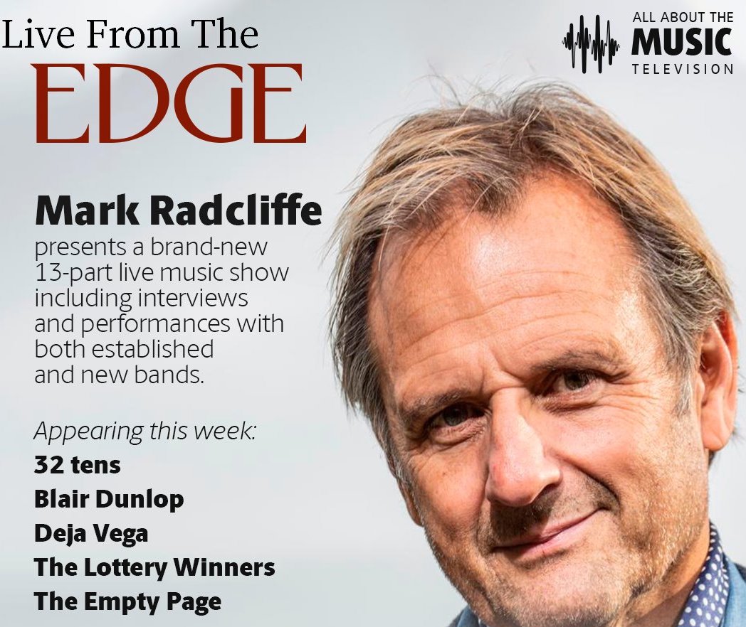 All About The Music TV (@allaboutthemus8) on Twitter photo Back for a second airing. Live From The Edge with <a href="/themarkrad/">Mark Radcliffe</a> at 9pm Monday July 26th on Sky 191 featuring <a href="/32Tens/">32 TENS</a> <a href="/dejavegaband/">Déjà Vega</a> <a href="/LotteryWinners/">Lottery Winners</a> <a href="/thmptypg/">The Empty Page</a> and <a href="/32Tens/">32 TENS</a> Back for a second airing. Live From The Edge with <a href="/themarkrad/">Mark Radcliffe</a> at 9pm Monday July 26th on Sky 191 featuring <a href="/32Tens/">32 TENS</a> <a href="/dejavegaband/">Déjà Vega</a> <a href="/LotteryWinners/">Lottery Winners</a> <a href="/thmptypg/">The Empty Page</a> and <a href="/32Tens/">32 TENS</a>