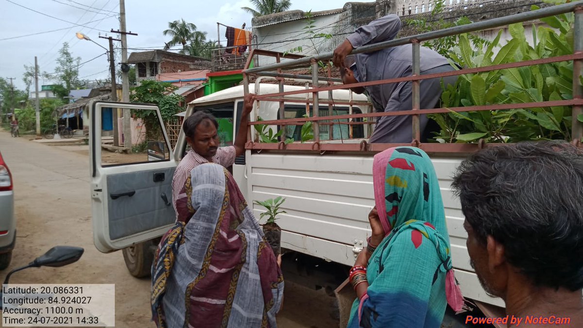 NAYAGARH FOREST DIVISION (@forestdivision) on Twitter photo A step towards creating greenery by door to door distribution of seedlings to Public.
<a href="/pccfodisha/">PCCF & HoFF Odisha</a>
<a href="/CMO_Odisha/">CMO Odisha</a>
<a href="/ForestDeptt/">Odisha Forest, Env. and Climate Change Department</a>
<a href="/sandeepifs/">Sandeep Tripathi, IFS</a>
@SahuSwetaleena A step towards creating greenery by door to door distribution of seedlings to Public.
<a href="/pccfodisha/">PCCF & HoFF Odisha</a>
<a href="/CMO_Odisha/">CMO Odisha</a>
<a href="/ForestDeptt/">Odisha Forest, Env. and Climate Change Department</a>
<a href="/sandeepifs/">Sandeep Tripathi, IFS</a>
@SahuSwetaleena