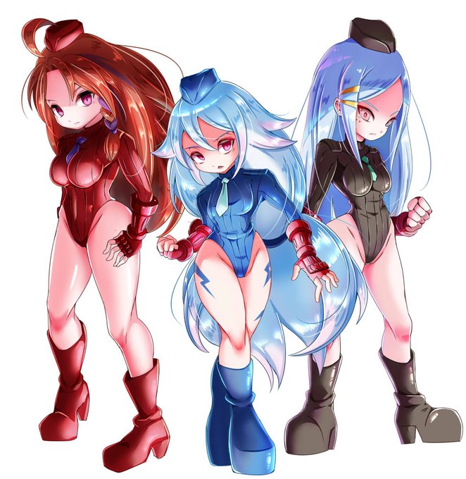 今週描いたベガ親衛隊。ステータス画面風でお届け。 