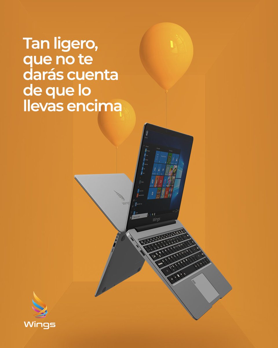 wingsmobileofic's tweet photo. Vayas dónde vayas, llévate nuestro WingsBook. Es tan ligero que no te darás cuenta de que lo llevas encima👩🏼💻🦾.
#WingsBook #WingsProducts #Porlagente #Paralagente https://t.co/IG4t21u1n1