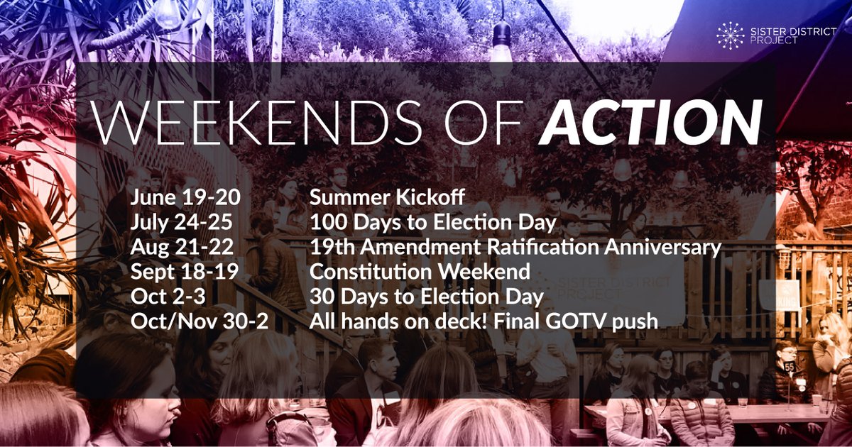 States_Win's tweet photo. This weekend, we're marking just 100 Days to Election Day with an #SDPWeekendofAction!

Join your local chapter for a weekend of events to put progressive state legislative candidates in a strong position as we head into the final stretch!

#KeepVABlue  

https://t.co/oQXDYOQuWU https://t.co/0mWxqHLFFr