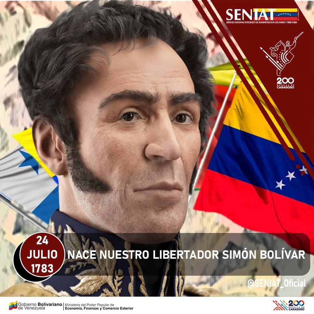 jdavidcabello's tweet photo. Hoy al cumplirse 238 años del natalicio del Libertador Simón Bolívar, revive el sentir patriota del pueblo. Hoy recordamos sus luchas, victorias y su ideal sigue vigente en todo revolucionario. Venceremos

#BolívarInmortal https://t.co/VurF2uvAKH