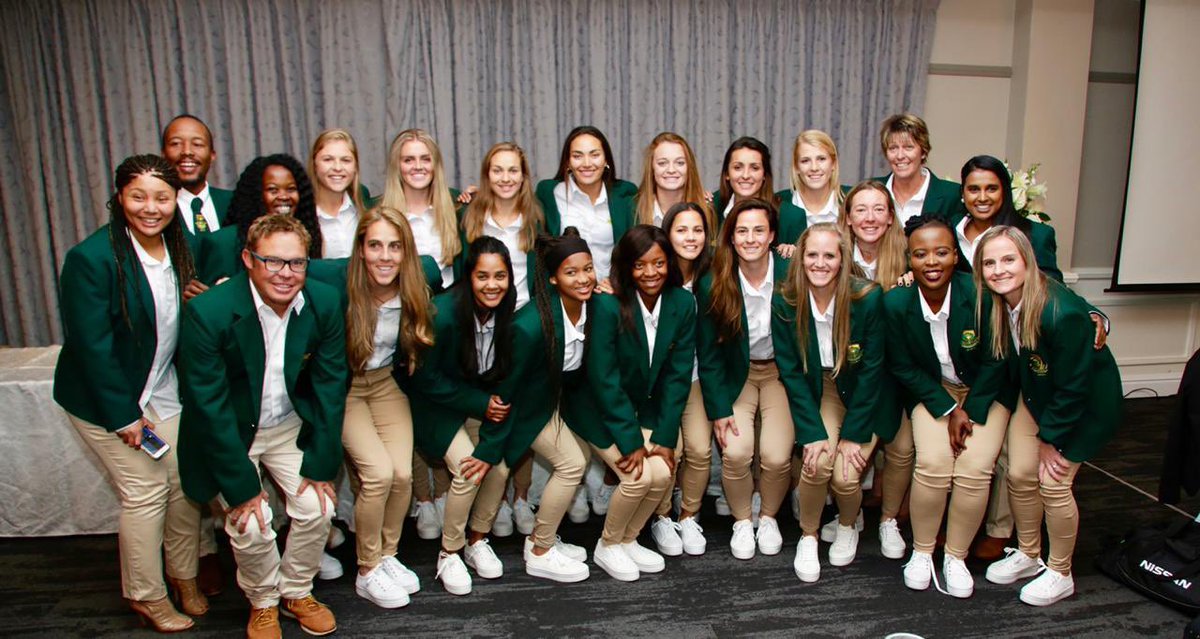 BaxterStephi's tweet photo. Goodluck the my SAW sisters on their Olympic campaign 💛💚 pictures from the 2018 Commonwealth games and 2019 at the hockey finals series. Withdrew from the team due to personal reasons. Supporting you girls all the way 🇿🇦 https://t.co/1IHYYh7mdt