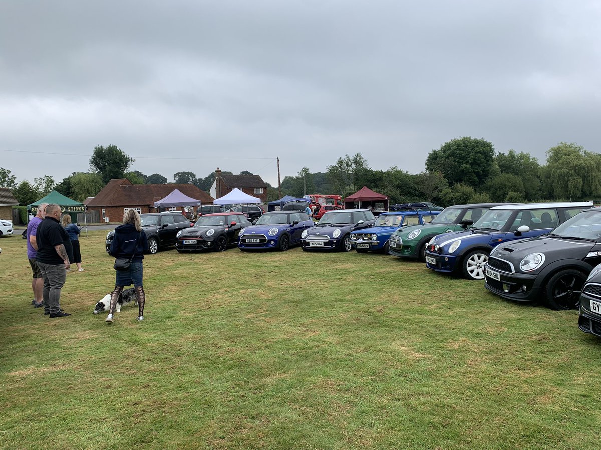 A great mini meet at Wood Street Village