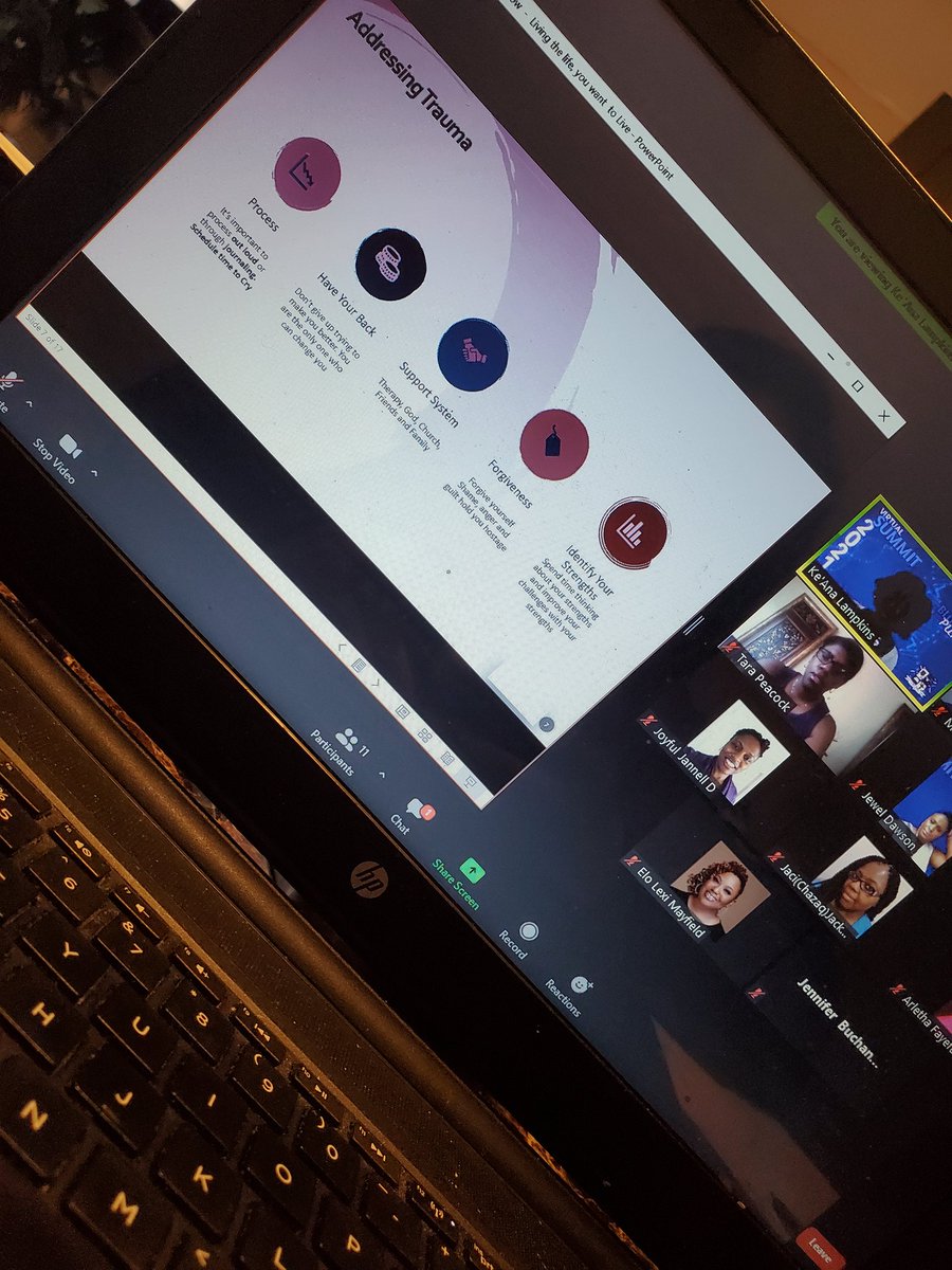 Elo_AdolphiCSU's tweet image. Mental health workshop happening NOW! W/Elo Ke&apos;Ana Lampkins! #mentalhealthworkshop #virtualSummit2021 #elogemeadolphi