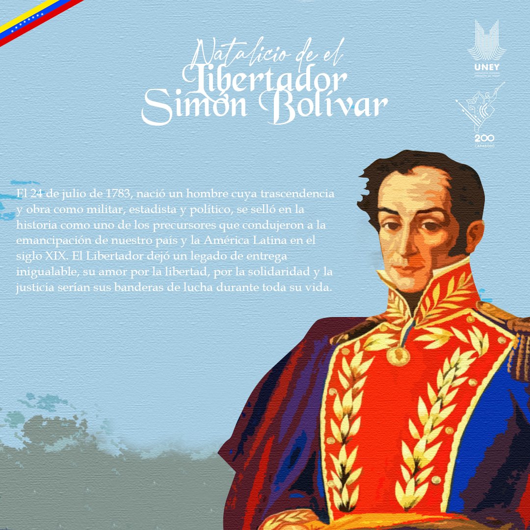 Al cumplirse 238 del natalicio del gigante de América, Simón Bolívar, las luchas y sus victorias, su ideal está presente en el sentir del pueblo patriótico. Grande #SIMÓNBOLÍVAR