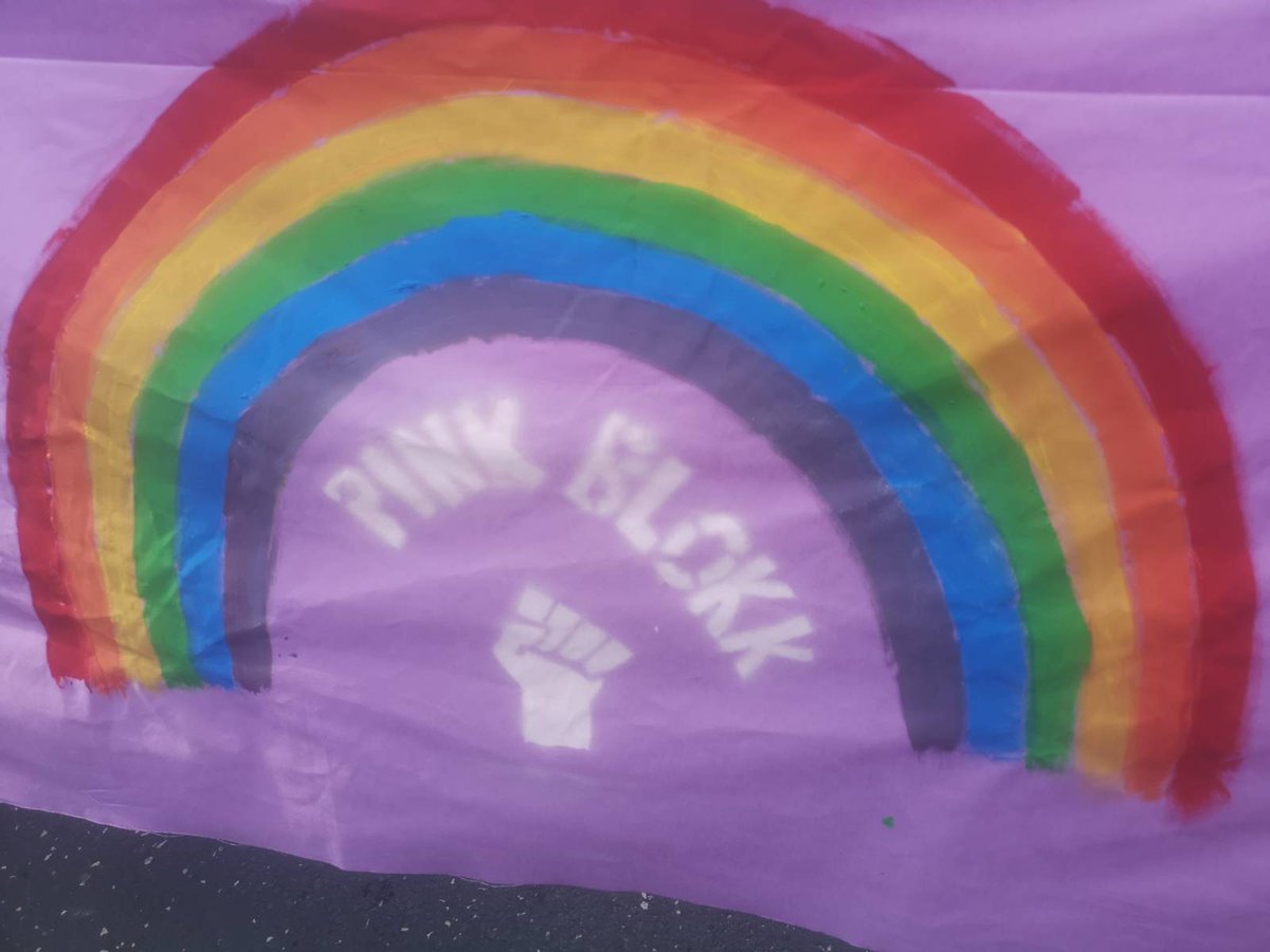 RadikaleLinkeAT's tweet photo. Auf der #budapestpride gibt es einen kämpferischen antikapitalistischen #pinkblock https://t.co/Bk2pRnBIoc
