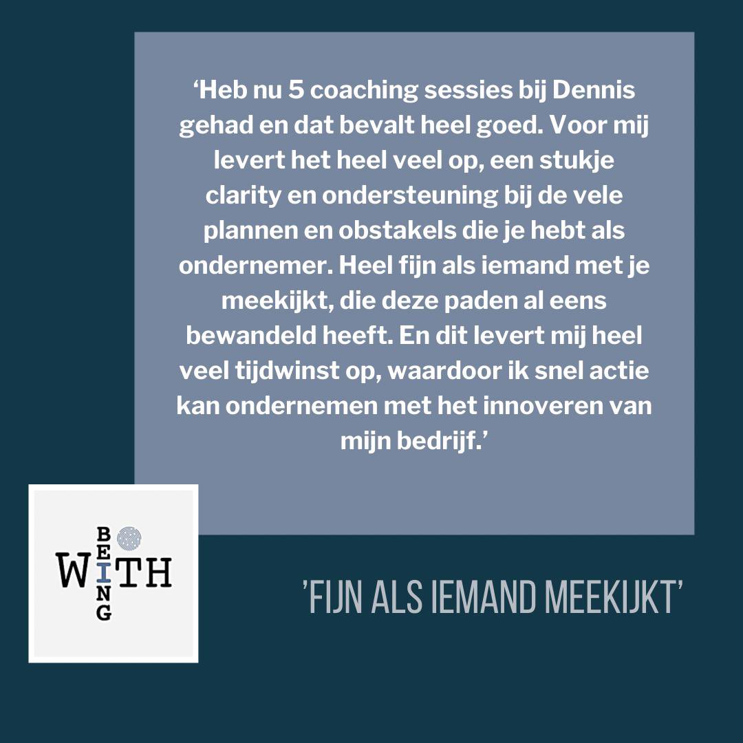 BeingWith2's tweet image. Ondernemers aan het woord over de dienstverlening van Being With - deel 2. Wil jij na de vakantie een goede start maken met een nieuwe frisse blik op je bedrijf. Heb je vragen die je eens wil bespreken met iemand anders? Heb je problemen of gaat het het goed? dennis@beingwith.nl