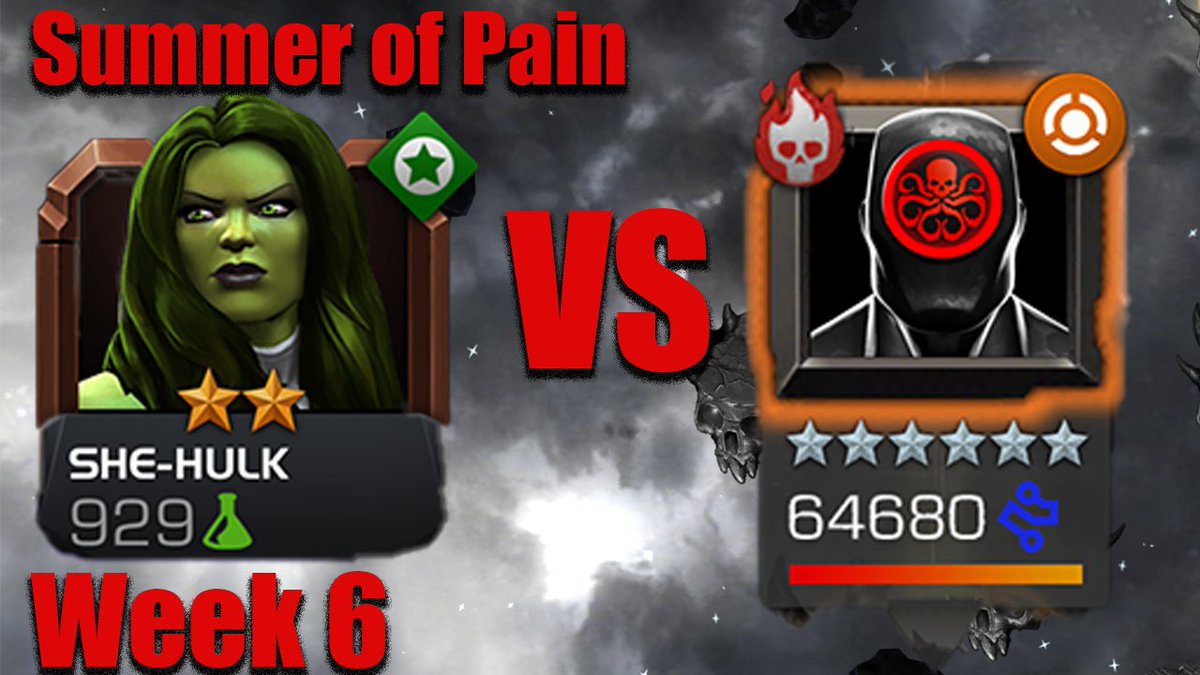 2 Star She-Hulk DOMINATES Hydra Adaptoid 

youtu.be/ydvGM3gqi_I