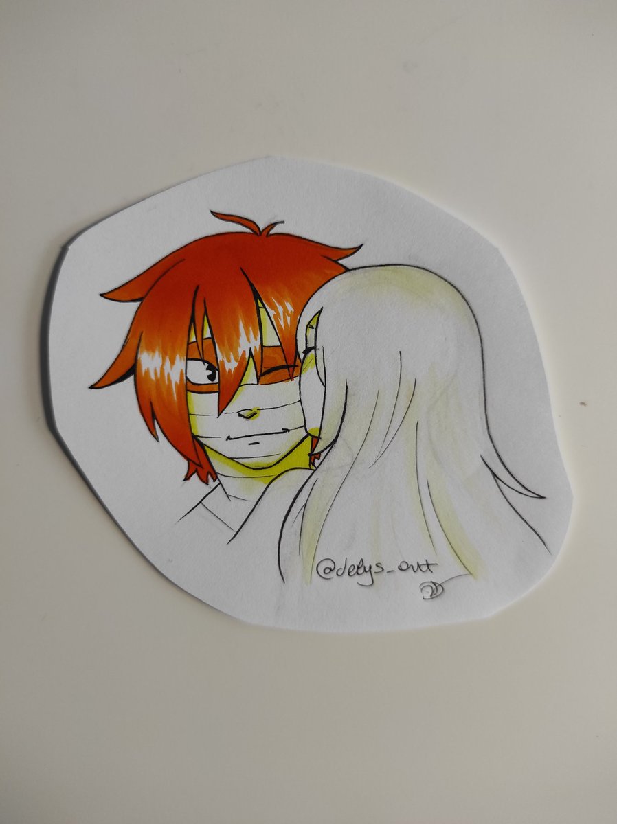 Delys_art's tweet photo. At least I could find the time for do it! Yes!

#happybirthdayzack #isaacfoster #rachelgardner #zack #ray #angelsofslaughter #angelsofdeath #satsurikunotenshi #satsuten #rpgrhorrorgames #rpgmaker #draw #traditionalart #copic https://t.co/R4PpjHnBFj