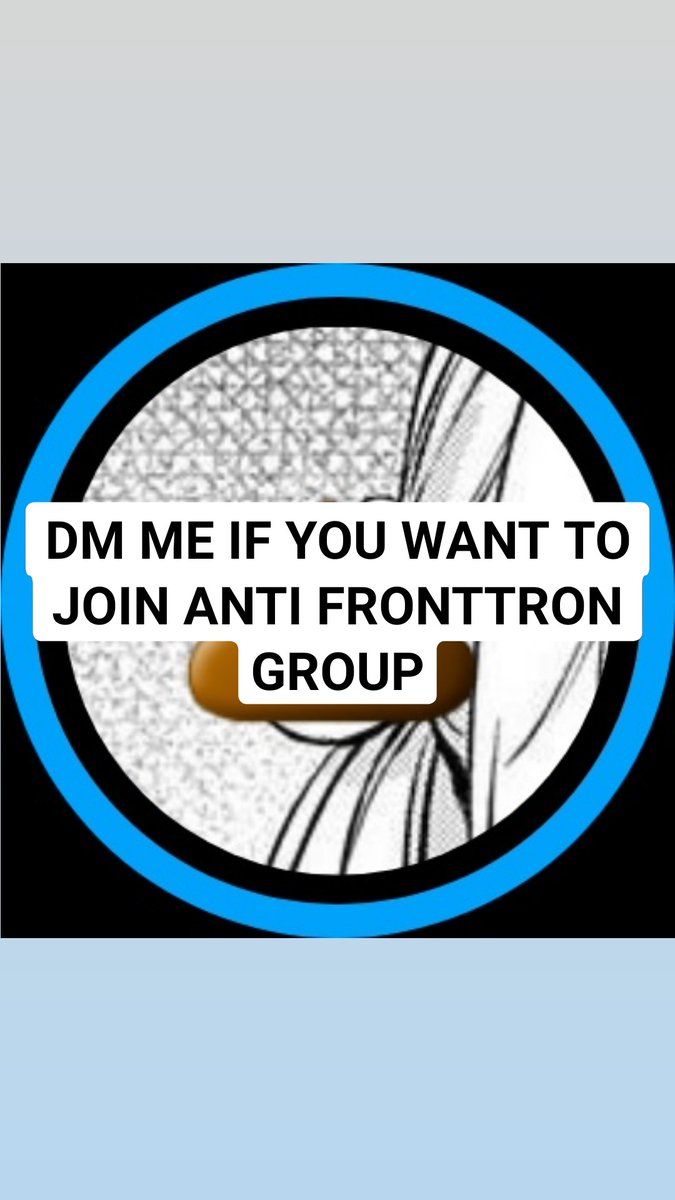 FrontTronShit's tweet photo. DM ME IF YOU WANT TO JOIN ANTI @FrontTron GROUP!!!!! https://t.co/7WqIikmIzE
