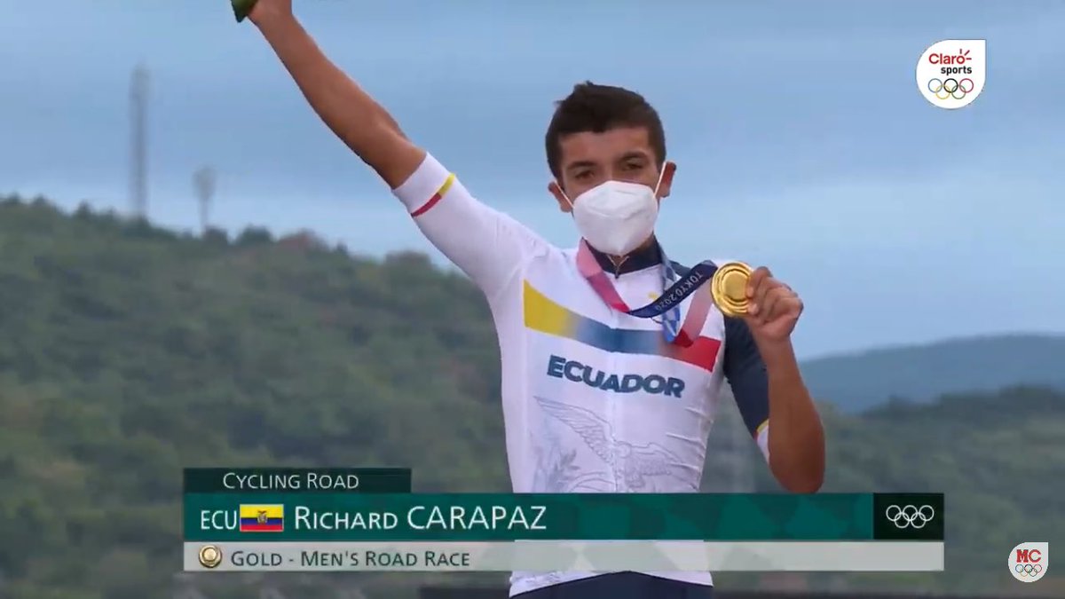 Grande @RichardCarapazM #orgulloecuatoriano #CarapazDeOro #JJOOTokio2020