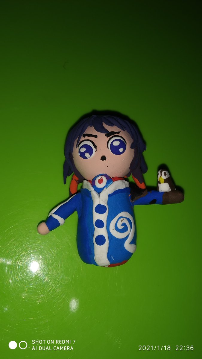 Rearie_Sora's tweet photo. Original Art : 
Name : Rie Sora (りえ そら) 
Short name : Rie / Re
Gender : Male
Familiar : Owl (fu-hoku)
Job : Wizard
Elemental : water &amp; ice 
(Untuk 2D art by : Ulil Yellow) 

#rearclay
#art 
#iclay https://t.co/cci3KcReJR
