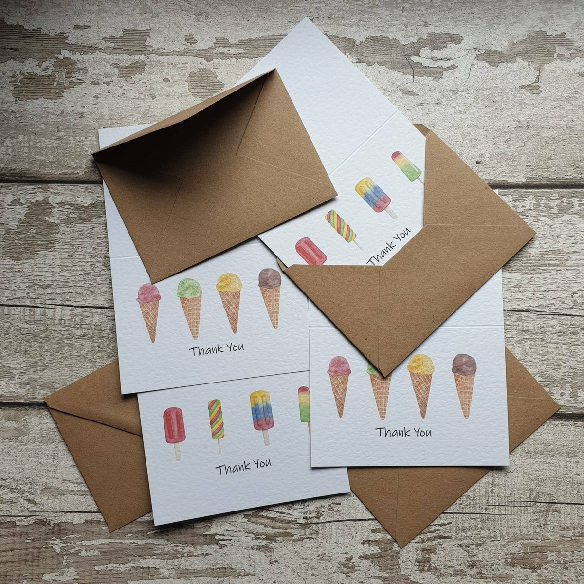 Excited to share the latest addition to my #etsy shop: Ice Cream Collection. A6 Note Cards. Can Be Personalised 

etsy.me/3eTkojD

#thankyou #notelets #blank #cards #notecards #greetings #cute #handmade #madeinsheffield #shopsmall #shoplocal #supportlocal #smallbusiness