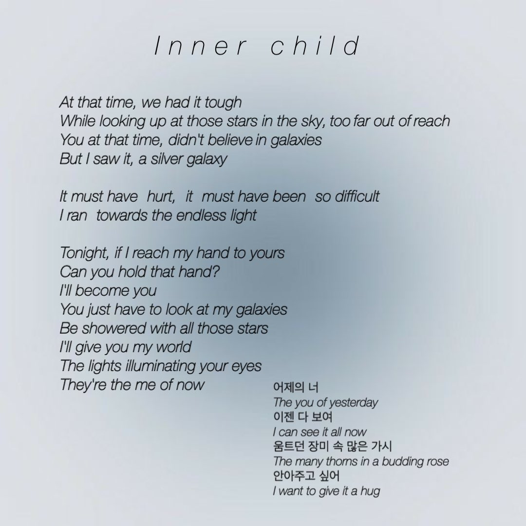 eutae's tweet photo. i’ll dedicate this month’s theme to [inner child] ♡

#WordsByBangtan #StreamInnerChild  @wordsby_bangtan https://t.co/bfNRRn4Vgd