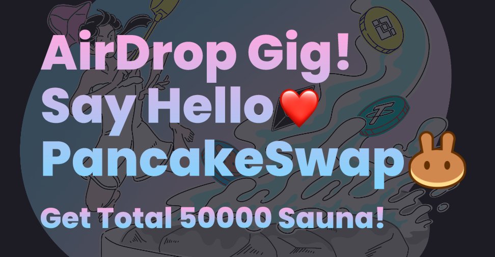 SAUNA FINANCE 🧖🏼♂️ $SAUNA 🧖🏻♀️ $STEAM (@sauna_finance) on Twitter photo // Giveaway 5 SAUNA to 10000 users //
*rest will be burned→Aug 10, 2021
✅Follow <a href="/sauna_finance/">SAUNA FINANCE 🧖🏼♂️ $SAUNA 🧖🏻♀️ $STEAM</a>
✅Quote and retweet this tweet
✅Mention 3 friends!
✅Say hello Pancake🥞 in TG bit.ly/3kRRaWm
🥞bit.ly/36VnM9t
🌐sauna.finance
<a href="/PancakeSwap/">PancakeSwap | Live on Solana</a> <a href="/cz_binance/">CZ 🔶 BNB</a> // Giveaway 5 SAUNA to 10000 users //
*rest will be burned→Aug 10, 2021
✅Follow <a href="/sauna_finance/">SAUNA FINANCE 🧖🏼♂️ $SAUNA 🧖🏻♀️ $STEAM</a>
✅Quote and retweet this tweet
✅Mention 3 friends!
✅Say hello Pancake🥞 in TG bit.ly/3kRRaWm
🥞bit.ly/36VnM9t
🌐sauna.finance
<a href="/PancakeSwap/">PancakeSwap | Live on Solana</a> <a href="/cz_binance/">CZ 🔶 BNB</a>