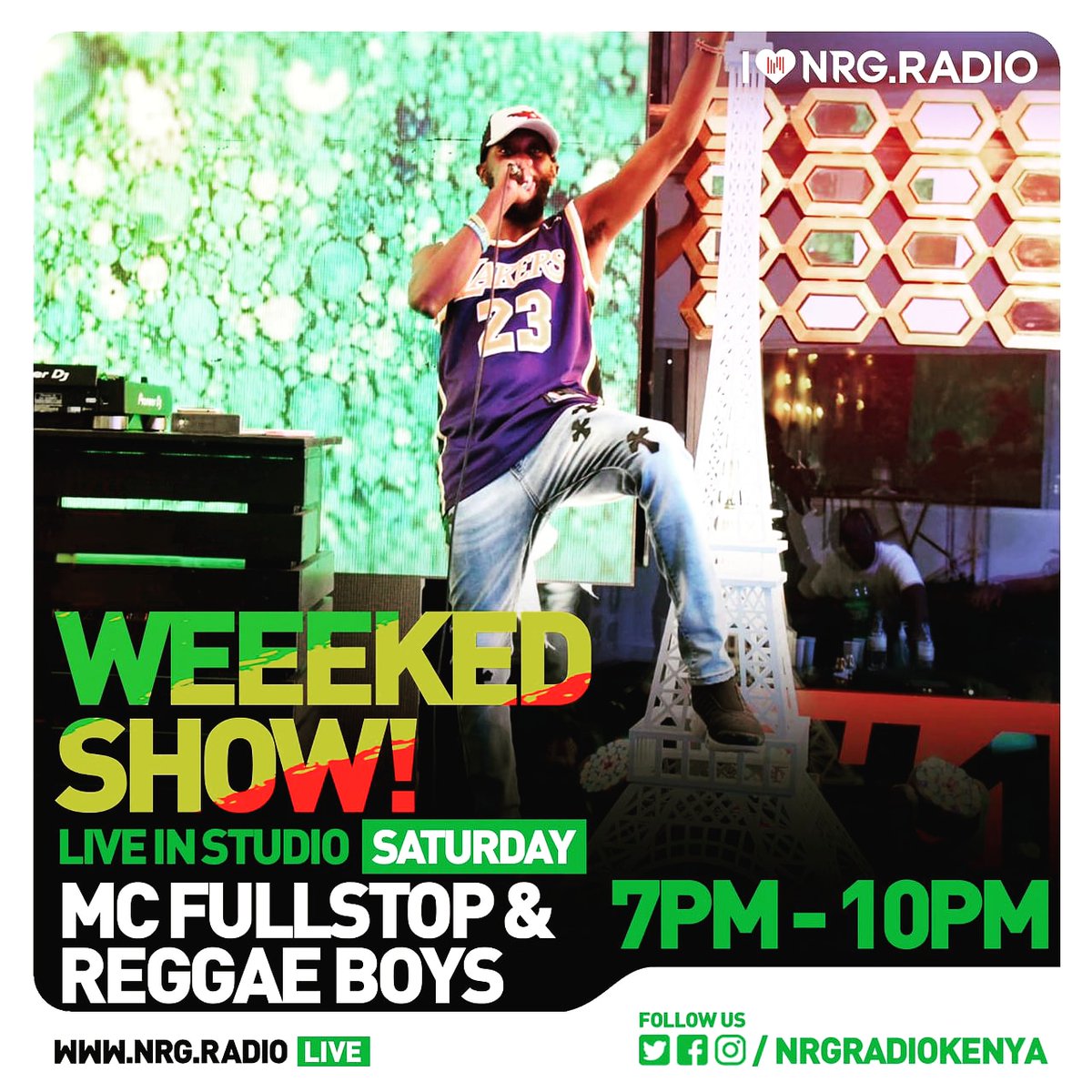 SupaHeroDjNavel's tweet photo. #ReggaeboyzonNRG in a few 🔥🔥🔥🔥🔥🔥🔥 @mcfullstop @NRGRadioKenya @djnavelkenya 
Uko mtaa gani ?? https://t.co/gQKxqfcyGk