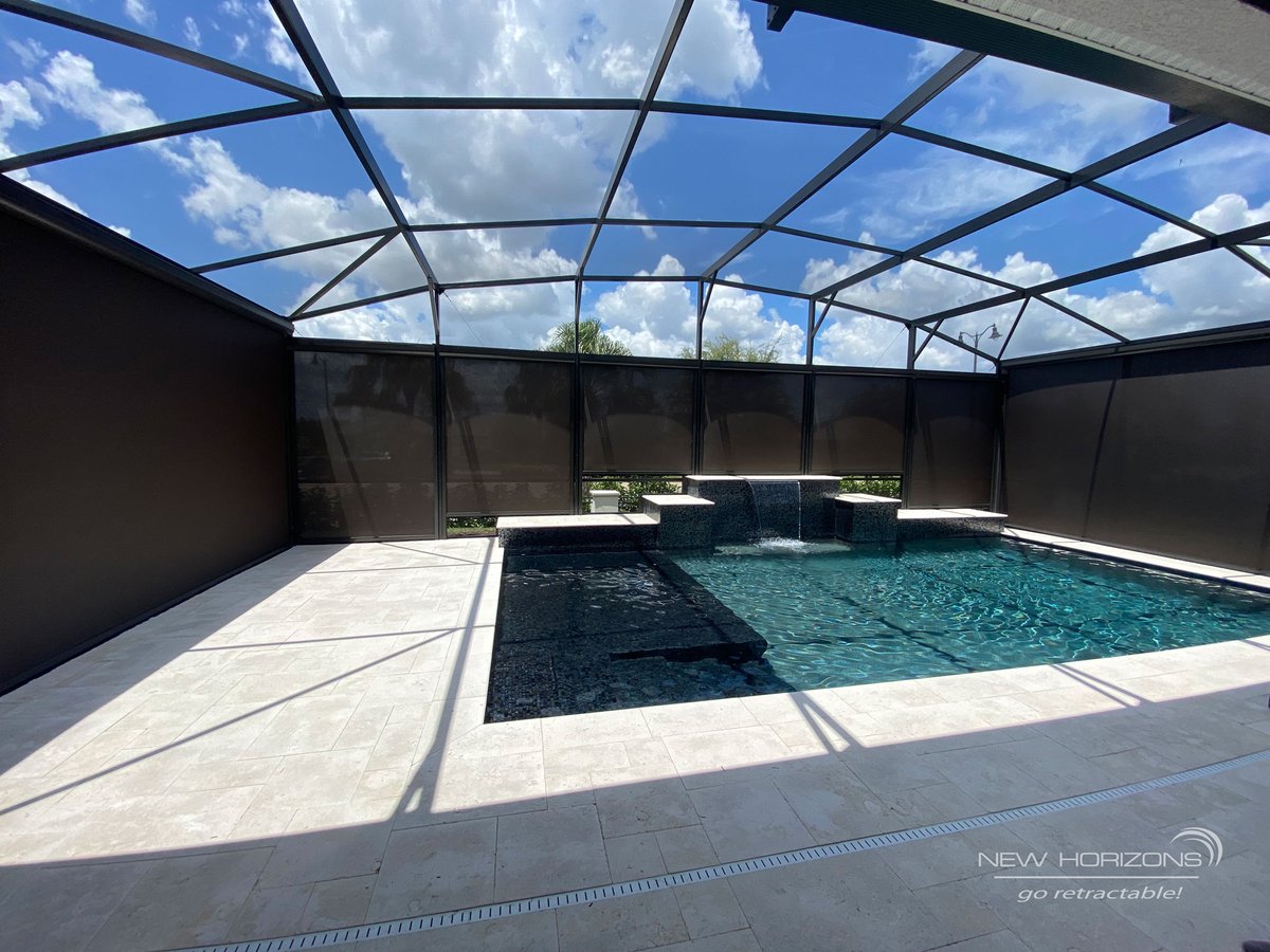 GoRetractable's tweet image. Sometimes you just want a little privacy. Motorized Retractable Privacy Shades roll down with the click of your remote. #RetractableScreens