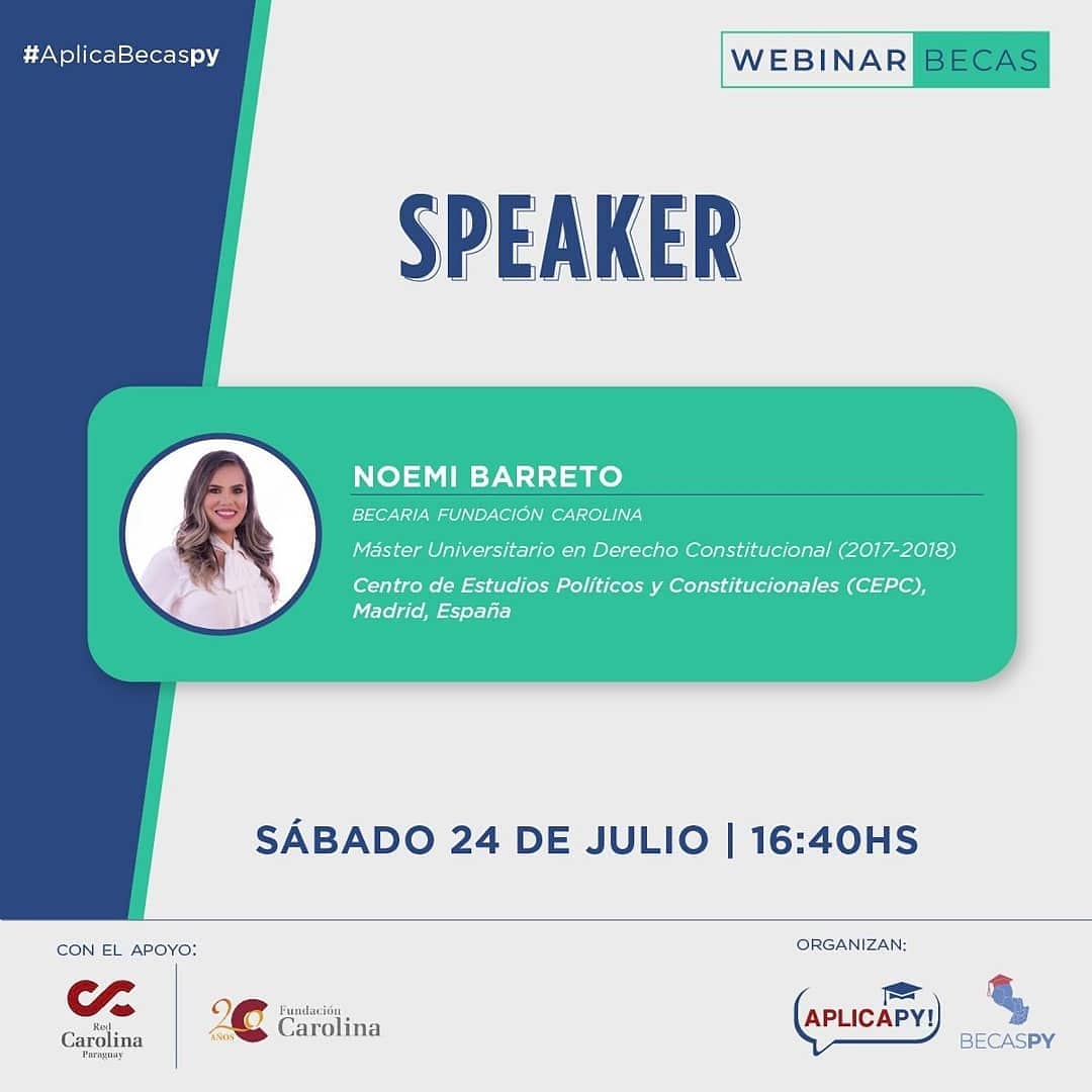 BecasPy's tweet photo. ¡ÚLTIMO DÍA! 🤗 
Y te compartimos la agenda del día 6️⃣
El Webinar Series continúa esta tarde.☝️ Conectate y tomá nota de todas las oportunidades para estudiar alrededor del mundo.🌏👨‍🎓🧑‍🎓

Te compartimos la agenda del día.

#AplicaBecaspy #BecasPy #AplicaPy #oportunidades #becas https://t.co/BHGniN7atk
