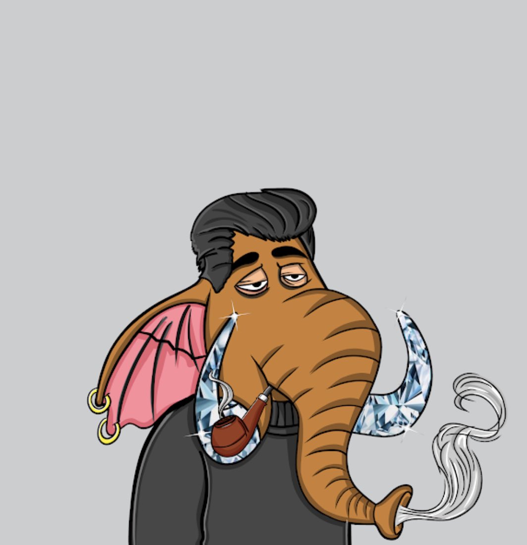 MaisonDeGOAT's tweet photo. Congrats to all the GOATz out there as well as all those who participated in this fun contest by @corporatetrash1! To honor our @ElephantNFTS, an amazing community and fierce competitor we will be giving away this diamond tusk phant to 1 person who RTs this! Ends 7/25 11:59pm! https://t.co/YSwQYmwIqM