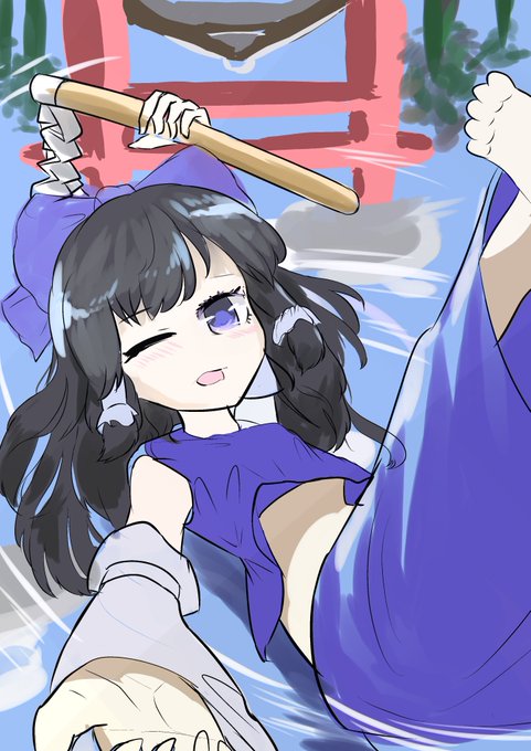 #深夜の真剣お絵かき60分一本勝負
青霊夢 