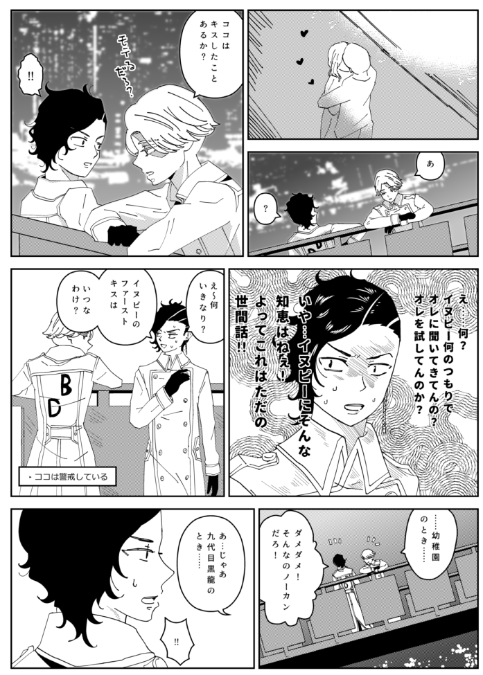 ずっとココが冷や汗かいてるココイヌ 