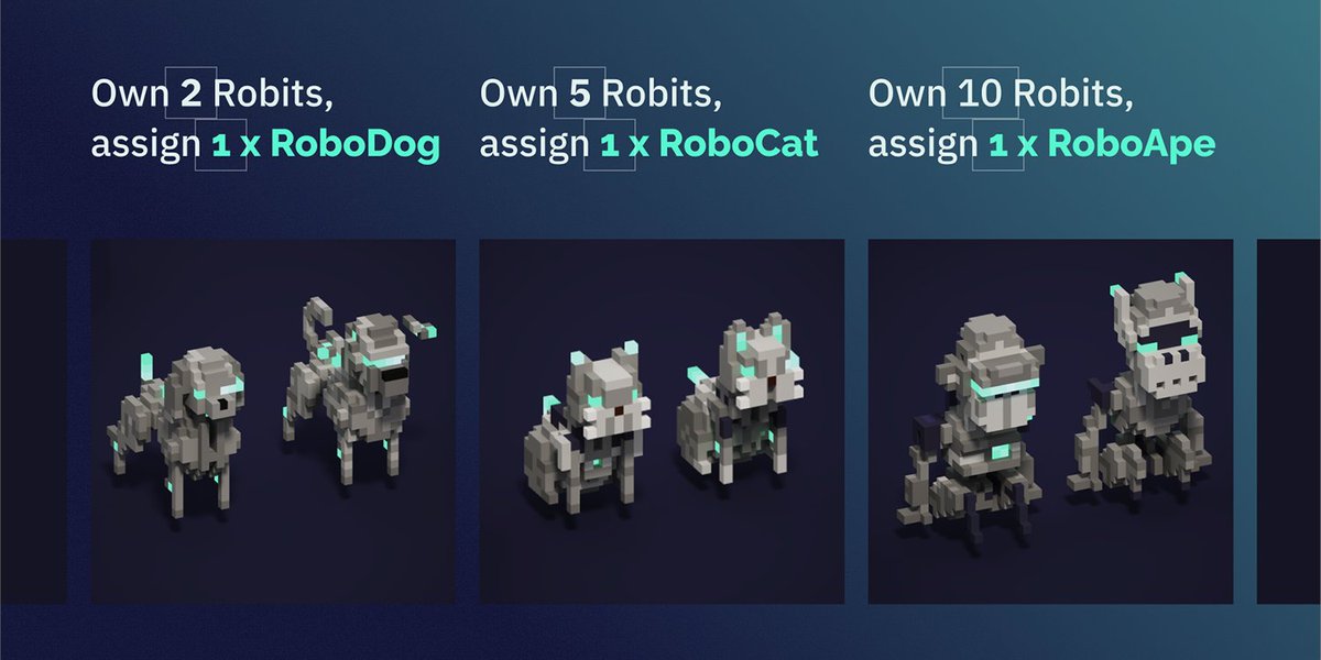 voxodeus's tweet photo. ***Voxo Robit+RoboApe GIVEAWAY***

We'll be giving away one free Robit+RoboApe combo to one lucky winner. This will likely be a highly rare NFT🤖

>>To enter follow @voxodeus, retweet + tag 2 friends who love NFTs 🚀

Join https://t.co/0sWu7lzV1w for even more giveaways🎁 https://t.co/hsx3JFxJbs