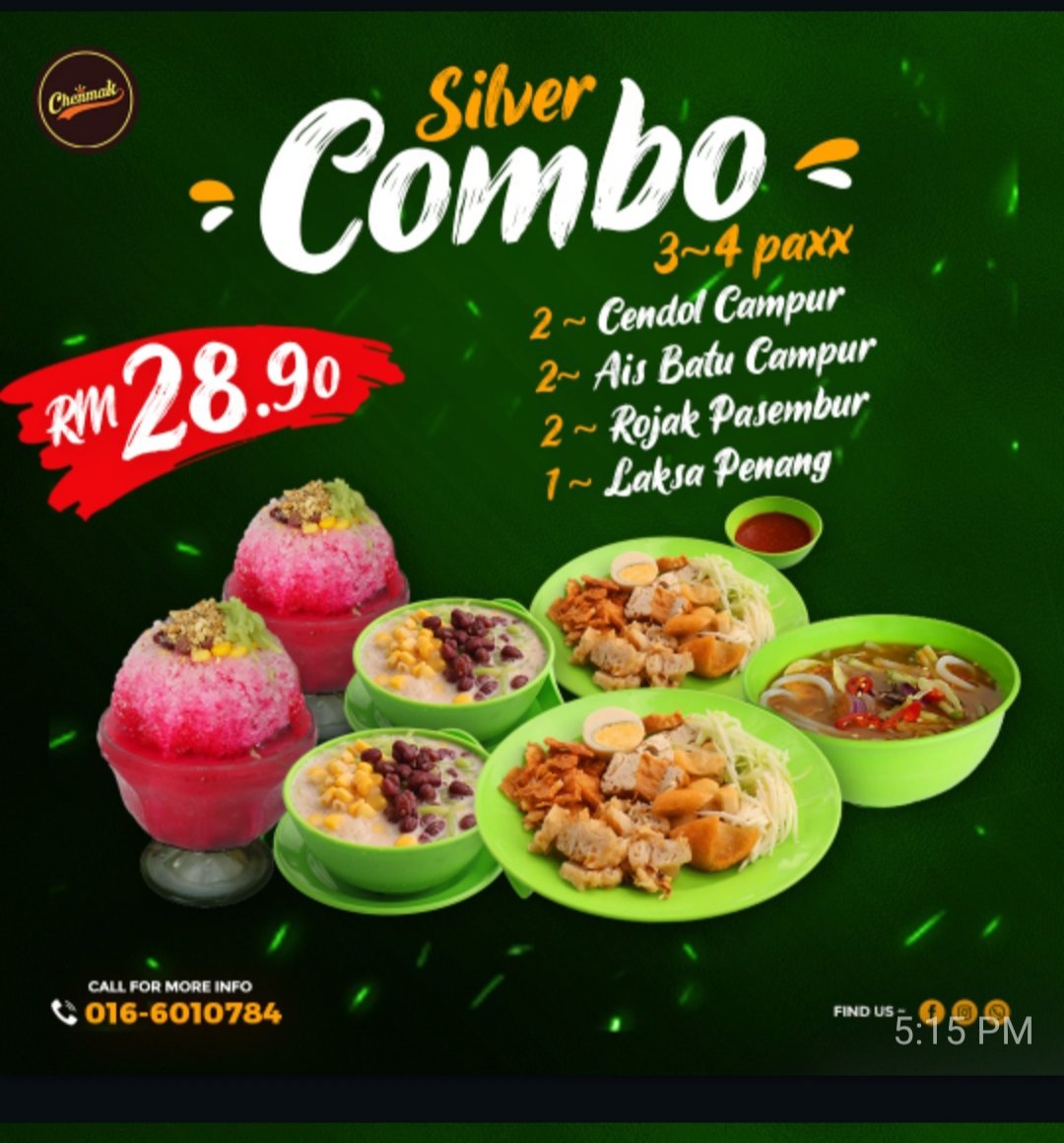 BtZahrina's tweet photo. Best deal on going guysss! Time ni laa nk jimat duit kn. Mehh order cpt2. Murah gilaaa. 

Chenmak Delivery Combo🔥 

Ada sesiapa nak selit order...
untuk *ESOK 25/7*

Seluruh KL dan Selangor 
Delivery ikut Km 

Stay At Home 
We Delivery to You

https://t.co/BVM7qDqrjK https://t.co/ZpOUZ6sPmK