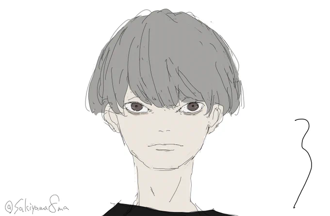 爬虫類顔、というか三白眼、やっぱいいすよねえ
一重つり目三白眼が描いてて一番楽しい👁️ 