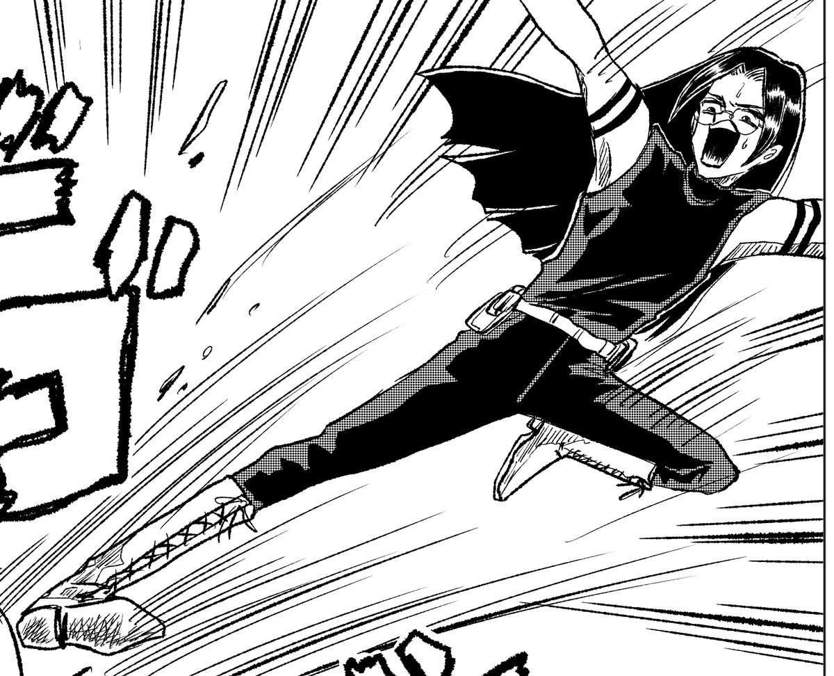 ちょっとは飛び蹴りがうまくなったんじゃないかな🪓🤜💥
#成長してたらRT見た人もやる 