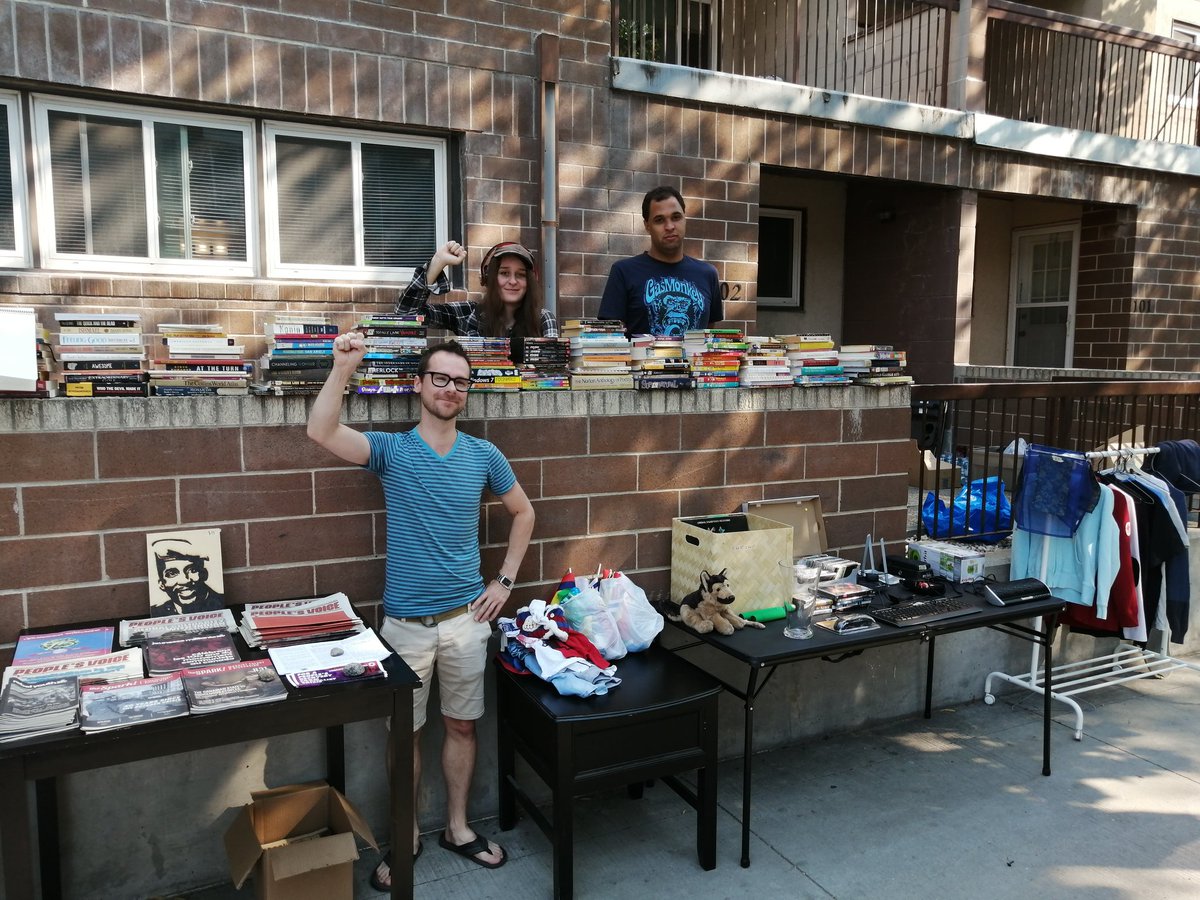 Come on down to 393 Kennedy St and browse our fine wares. We will be peddling until 14:00.