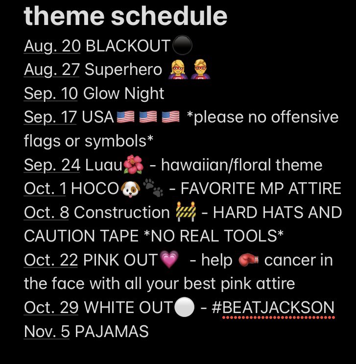MPDawgPound's tweet photo. ladies and gentlemen … your 2021 dawgpound football theme schedule!! https://t.co/xaRutbUzdE
