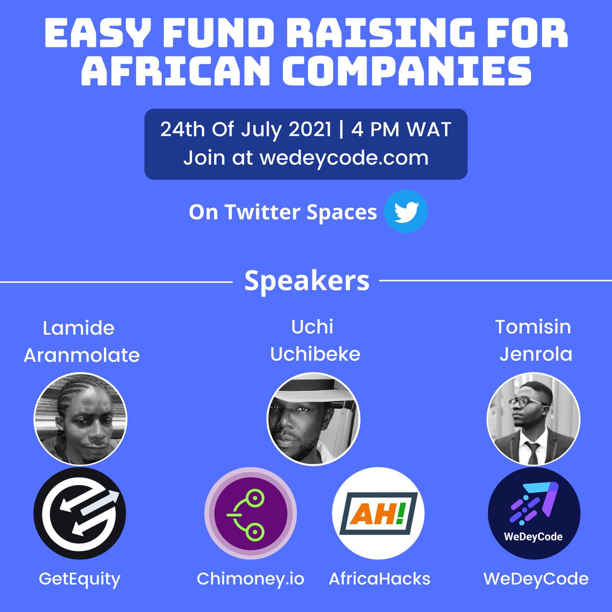 wedeycode's tweet image. The one thing you need as a founder is tenacity. There will be many challenges and you have to be able to adapt and be prepared.
#wedeycode