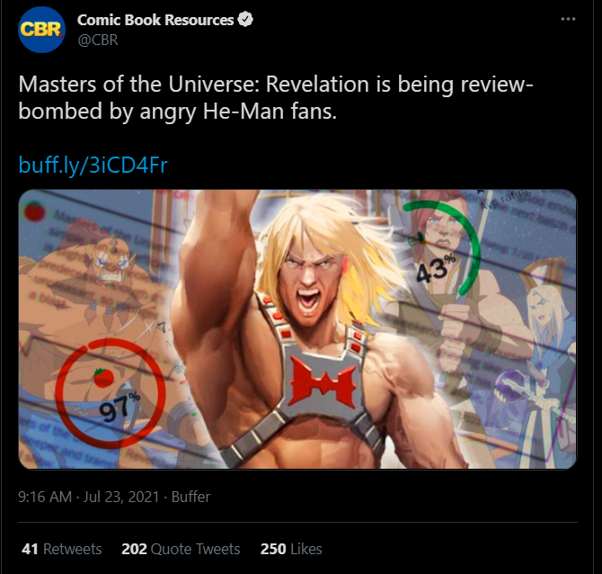 GundamIsHere's tweet photo. CBR proving yet again why people go to YouTubers for reviews &amp; news now. https://t.co/pyDpGMWH6V